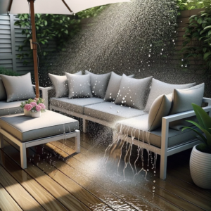 Nano Coating For Textile And Leather on outdoor furniture